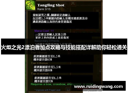 火炬之光2漂泊者加点攻略与技能搭配详解助你轻松通关