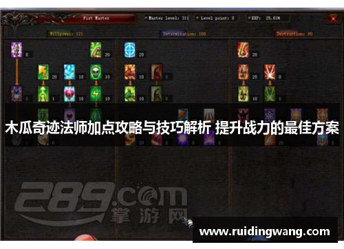 木瓜奇迹法师加点攻略与技巧解析 提升战力的最佳方案